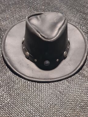 Minnetonka Black Studded Western Hat